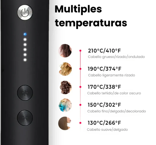 Cepillo Alisador Electrico 2 en 1