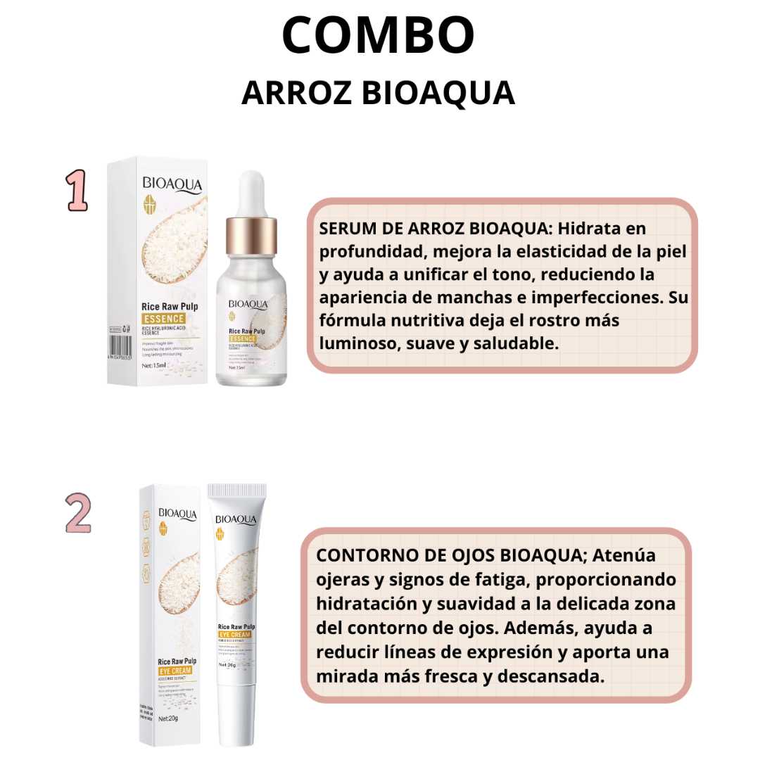 DUO DE BIOAQUA SERUM Y CONTORNO                                                                                         -                                                                                                  TE REGALAMOS EL CONTORNO DE OJOS