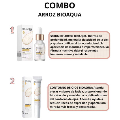 DUO DE BIOAQUA SERUM Y CONTORNO                                                                                         -                                                                                                  TE REGALAMOS EL CONTORNO DE OJOS